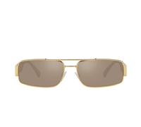 Rectangular Sunglasses with Light Brown Lenses - unisex - Versace - Sunglasses - Yellow - 60 CM - Accessories 60 CM