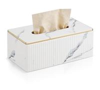 Rectangular Tissue Box Holder, Novelty Napkin Holder, Napkin Dispenser for Home Office Bathroom, Marble PatternTissue Cover for Living Room, Bedroom, Car Automotive Decoration
