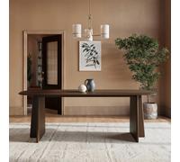 Rectangular Walnut Dining Table - Seats 6 - 8 - Noor