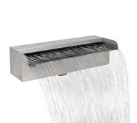 Rectangular Waterfall Pool Fountain Stainless Steel 30 cm UK HOT
