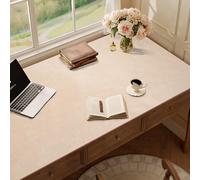 Rectangular White Leather Table Runner 40x100cm Waterproof Heat Resistant Ideal for Dining Table TV Stand Shoe Cabinet Stylish Home Decor Accessory