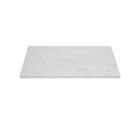 Rectangular White Marble Worktop Surface Paddle Cutting Slicing Chopping Board