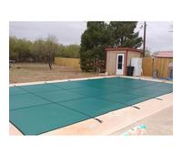 Rectangular Winter Above-Ground Pool Safety Cover, Heavy Duty PP Mesh for Swimming Pools, Includes Hardware
