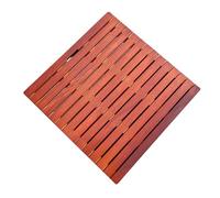 Rectangular Wooden Bath Mat, Wooden Bath Mat Walnut Multiple Sizes Non-Slip Feet Rectangular(40x40cm/16x16in)