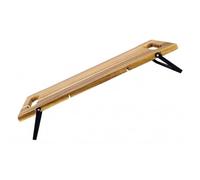 Rectangular Wooden Serving Board with Foldable Handles & Feet - Perfect for Meat, Cheese, and Bread - Ideal for Lunch, Parties, Picnics & Entertaining