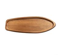 Rectangular Wooden Serving Tray, Wood Breakfast Tray for Tea Coffee Snacks, Japanese Style Decorative Platter for Home Cafe(TP07（Large）)