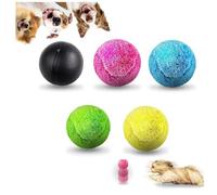 Rectionrae Active Rolling Ball - Self-Moving Dog Toy with Removable Cover, Interactive for Small/Medium/Large Dogs (4 Colors)(1 Ball + 4 Replacement Sets)
