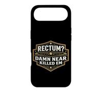 Rectum? Damn Near Killed Em Funny Dad Joke Pun Wordplay Fun Case for iPhone Air