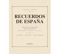 Recuerdos de España: Sopa de Letras en Letra Grande para Personas Mayores | Pasatiempos de Reminiscencia para Estimular la Memoria | Ideal en Alzheimer y Demencia