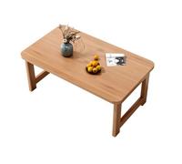 Recular Folding Coffee Table - Living Room Center Table, Portable nic Table, Manufactured Wood, Natural h, 39.4" L x 19" W x 22" H