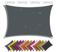 Recular Sun e Sail 2x2m - 95% UV Protect Waterproof Canopy for Garden Outdoor Patio Par Pera Balcony - Dark Gray ning for Sun Protect