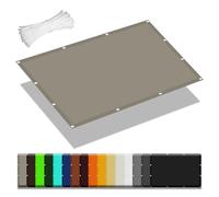 Recular Sun e Sail 2x4.5m - 98% UV Protect, Waterproof Canopy for Patios, Gardens & Yards - Includes Mounting Ropes - Khaki Outdoor e Solut