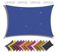 Recular Sun e Sail 4x7m - 95% UV Protect Waterproof Garden Canopy for Outdoor Patio Pera Balcony & Par - Blue ning