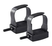 Recumbent Exercise Bike Pedals | 9.1 x 6.8 x 3 cm Indoor Exercise Bike Pedals with Sturdy Straps, 2 Pieces Adjustable Fitness Exerciser Accessories for Riders Cyclists Bikers Women Men