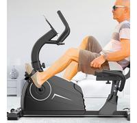 Recumbent Exercise Bike, Recumbent Bike for Home, Stationary Bike Indoor Cycling Bike Magnetic Recumbent Bike for Elderly, Body Builder, Postpartum Girls, Yoga Enthusiasts