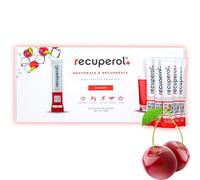 Recuperol - Electrolyte Drink Mix - Cherry, Pack of 60 - Rehydration Sachets for Rapid Hydration & Recovery - with Zinc, Vitamin C, B12, D3 & Potassium - Vegan, Sugar Free & Low Calorie