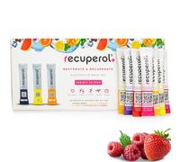 Recuperol - Electrolyte Drink Mix - Variety 60 Pack - 6 Natural Flavours - Recovery & Hydration Drink - with Zinc, Vitamin C, B12, D3 & Potassium - Sugar Free, Vegan & Low Calorie