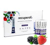 Recuperol Electrolytes Sachets - Rehydration Electrolytes Powder with Zinc, Vitamin C, B12, D3 & Potassium for Hydration - Sugar Free, Vegan & Low Calorie - Mixed Berry 30 Pack