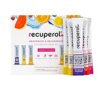 Recuperol Rehydration Electrolytes Powder, Variety 72 Sachets, Dehydration Supplement, Replace Electrolytes & fluids, Sugar Free Hydration, 6 Natural Flavours