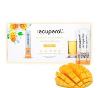 Recuperol Rehydration & Recovery Electrolytes Powder Drink Mix, 30 Pack, High Electrolyte Content│Sugar Free, Vegan, Zinc, Vitamin C, B12, D3, Potassium - Natural Mango Flavour