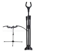 Recurve Bow Stand - Portable Aluminum Arch Stand, Lightweight Removable Frame, Scratch Resistant Coating | Compact Arch Rest for Field Archery, Backyard Setup Competition Event