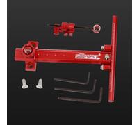 Recurve T Type Aiming Bow And Arrow Accessories Metal Sight Recurve Bow Sight Adjustable Full Accessory Support For Competitions(Red)