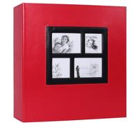 RECUTMS Photo Album 4x6 1000 Pockets Photos, Extra Large Capacity Family Wedding Picture Albums Holds 1000 Horizontal and Vertical Photos (Red)