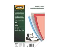 Fellowes A4 PVC Binding Covers - 180 Micron - Transparent - Pack of 100