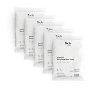 Recyclable Dust Sheets 3.65m x 3.65m (12ft x 12ft) Plastic Sheets Decorating & Painting to Cover Floor & Furniture, Dust Sheeting, Waterproof, Reusable Plastic Sheet for Paint - 5 Pack, Hemway