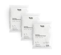 Recyclable Dust Sheets 3.65m x 3.65m (12ft x 12ft) Plastic Sheets Decorating & Painting to Cover Floor & Furniture, Dust Sheeting, Waterproof, Reusable Plastic Sheet for Paint - 3 Pack, Hemway