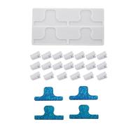 Recyclable Elastomer Crafting Cast for Artisanal Planner Clamps Office Materials Creative Plan Tool Release Elastomer Cast