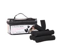 Recyclable Spongiform Hair Casters for Sleep Time Styling Cool Curling Set with Permanent PVC Carrying Case Sleep Twist Sponge Rods Soft Hair Twisters