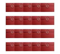 Recyclable Thick Paper Document Sleeves Vintage Aesthetic Card Possessors for Holiday Greetings Photos Mail Record Remembrances Pack of 8 Recyclable Document Storage Pouches