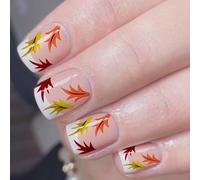 Recyclable White Fall Needle False Hoofs Green ABS Substance Simple Application For Fall Celebratory Incidents And Office Wear Fast Change Unguis Accessories