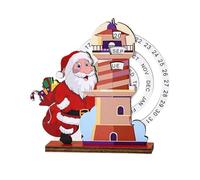 Recyclable Wooden Christmas Arrival Calendar Easy Assembly Celebratory Countdown Deck for Sitting Room Bedroom Recyclable Wooden Christmas Arrival Calendar Easy Assembly Celebratory Countdown Deck