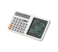 Recyclable Writing Calculator Solar Battery Run Quiet Keys Retractile Pen and Immediate Clear Function for Specialists Noise Complimentary Study Calculator
