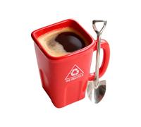 Recycle Bin Ceramic Mug | Novelty Waste Basket Ceramic Mug,Drinkware with Hfor Students, Teachers, and Office Desks, Great Gift for Birthdays and Holidaysandle
