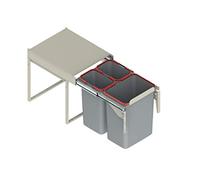 RECYCLE BIN PULL OUT KITCHEN WASTE BIN 400MM - 40 LTR (JC-601M)