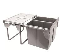 RECYCLE BIN PULL OUT KITCHEN WASTE BIN 600MM - 68 LTR (JC609M-2)