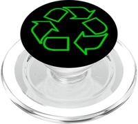 Recycle Logo Earth Day Garbage Recycle Trash Lover PopSockets PopGrip for MagSafe