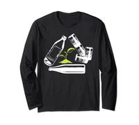 Recycle Reduce Reuse Green Recycling Arrows Bottles Can Long Sleeve T-Shirt