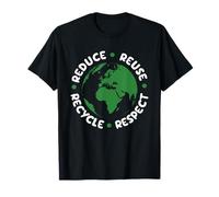 Recycle Reduce Reuse Respect Earth Day Recycling T-Shirt