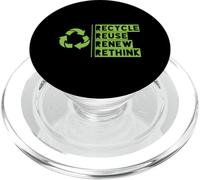 Recycle Reuse Renew Rethink Crisis Environmental Activism PopSockets PopGrip for MagSafe