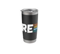 Recycle Reuse Renew Rethink Crisis Environmental Activism Stainless Steel Insulated Tumbler