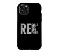 Recycle Reuse Renew Rethink Earth Day Environmental Activism Case for iPhone 11 Pro