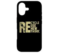 Recycle Reuse Renew Rethink Earth Day Environmental Activism Case for iPhone 17
