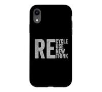 Recycle Reuse Renew Rethink Earth Day Environmental Activism Case for iPhone XR