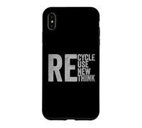 Recycle Reuse Renew Rethink Earth Day Environmental Activism Case for iPhone XS Max
