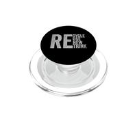Recycle Reuse Renew Rethink Earth Day Environmental Activism PopSockets PopGrip for MagSafe