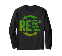 Recycle Reuse Renew Rethink Earth Day Planet Students Long Sleeve T-Shirt